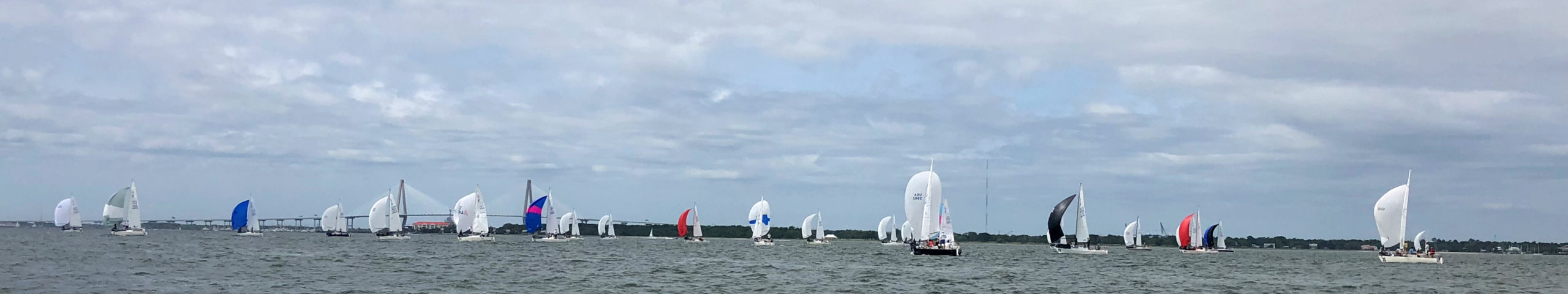 Sailboats in the Charleston Harbor